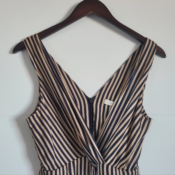 Jonathan Simkhai Wrap-Effect Jumpsuit, Size 6, Blue | Khaki, NWT - Picture 7 of 16